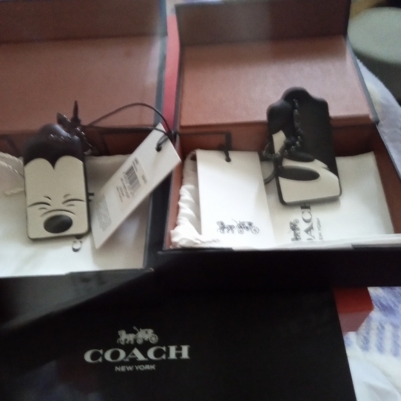 NIB NWT Disney X Coach Mickey Mouse Hangtags - Picture 5 of 9